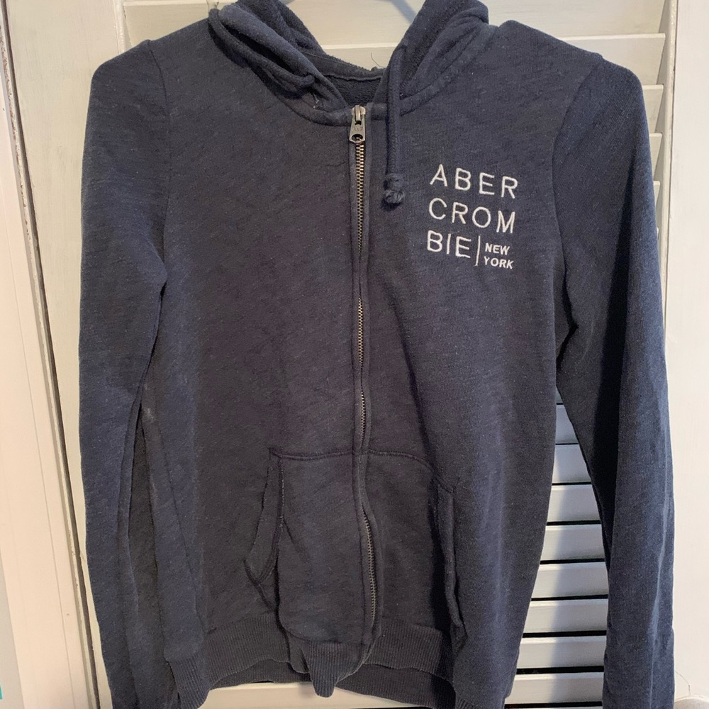 Small zip-up abercrombie & fitch hoodie